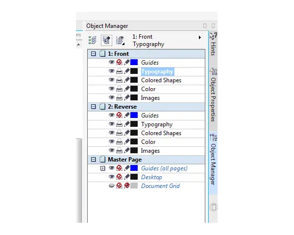 مراحل طراحی بروشور در Corel draw