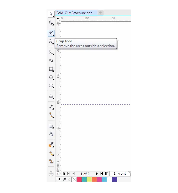 مراحل طراحی بروشور با Corel draw