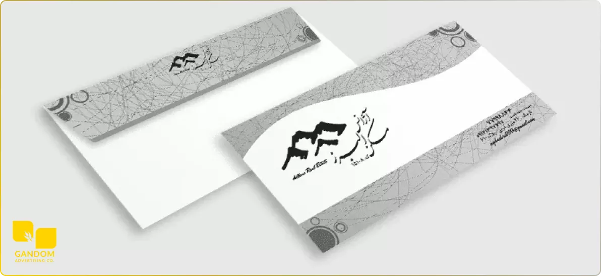 طراحی پاکت نامه