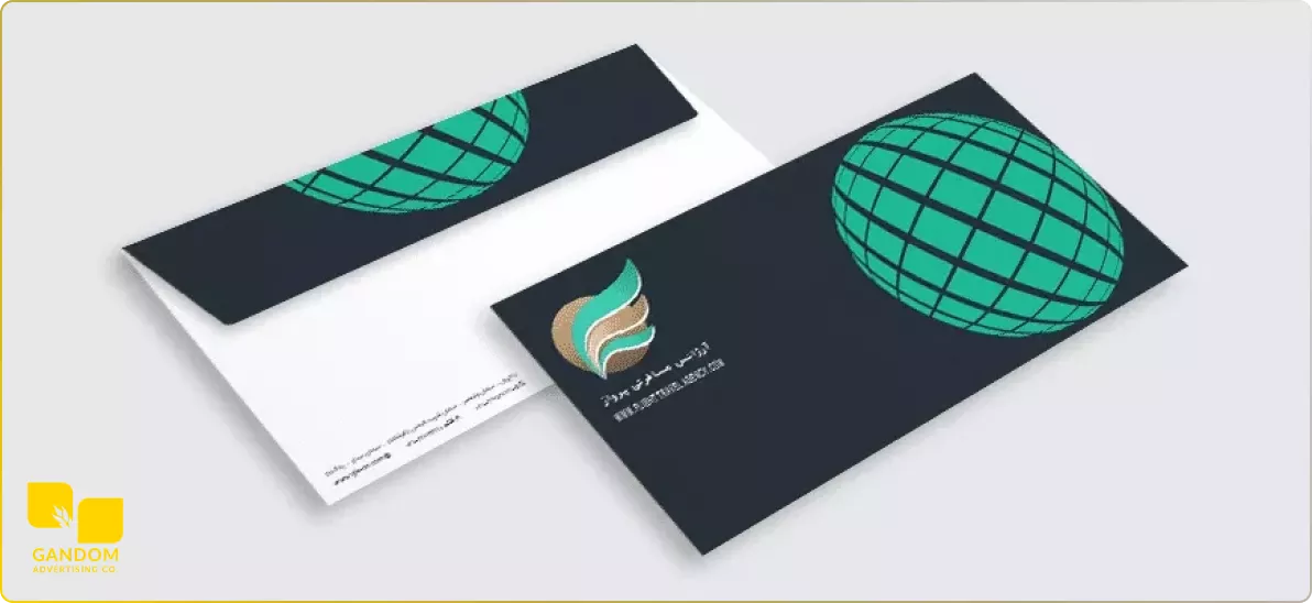 طراحی پاکت نامه